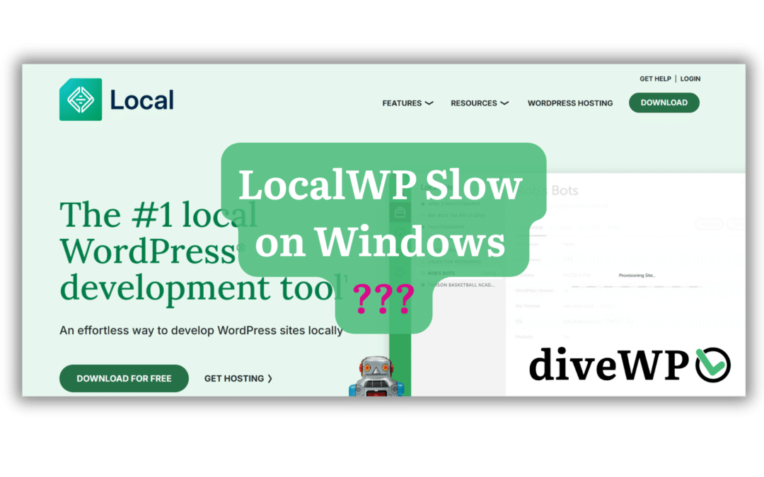 Step-by-step guide: Boost LocalWP performance on Windows and resolve the slow pc isues!